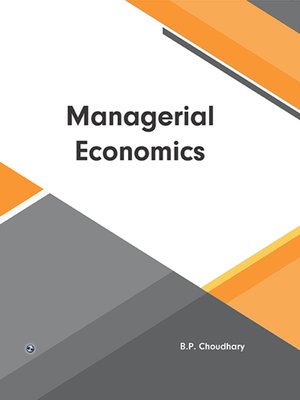 cover image of Managerial Economics